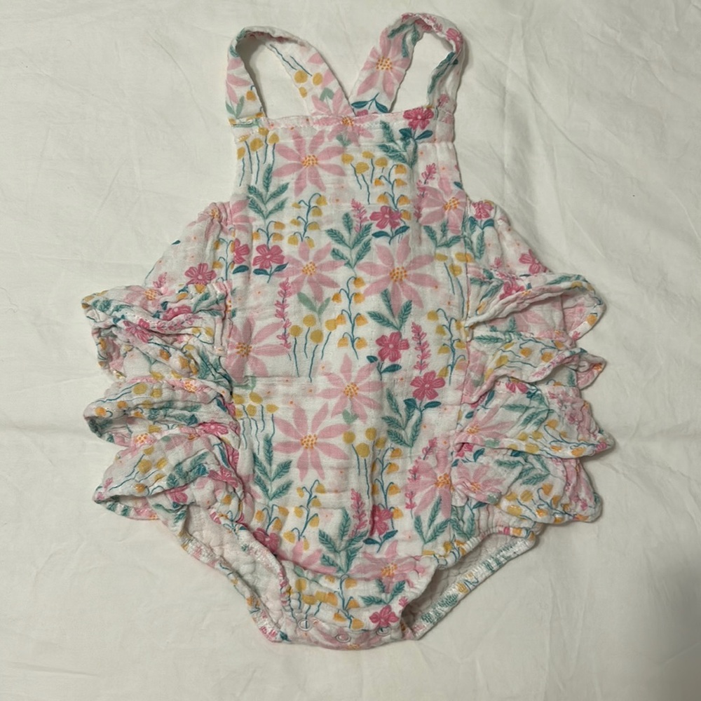 Angel Dear Ruffle Sunsuit 12-18M